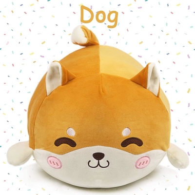 Shiba Inu Piumino cuscino Stuffed Animal Cute Piumino giocattolo Squishy Anime Corgi Piumino Fluffy Kawaii Soft Abbraccio cuscino