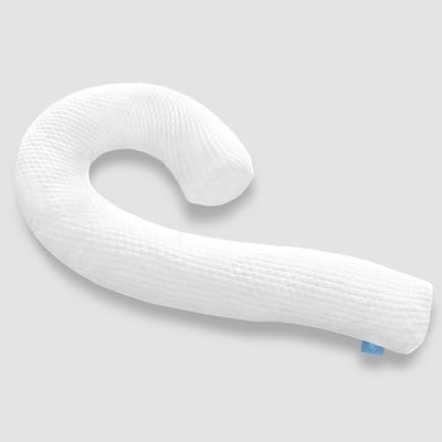 Cuscino corpo per adulti - cuscini da letto lunghi morbidi inserti per dormire - schiuma di memoria tritata e copertura lavabile rimovibile