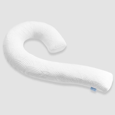 Cuscino corpo per adulti - cuscini da letto lunghi morbidi inserti per dormire - schiuma di memoria tritata e copertura lavabile rimovibile