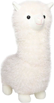 Giocattolo di lana di alpaca, alpaca animali di peluche grande 18 &quot;puppetto di peluche lanciare cuscino, morbido cuscino soffice super Natale San Valentino