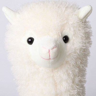 Giocattolo di lana di alpaca, alpaca animali di peluche grande 18 &quot;puppetto di peluche lanciare cuscino, morbido cuscino soffice super Natale San Valentino