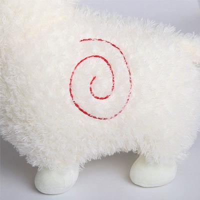 Giocattolo di lana di alpaca, alpaca animali di peluche grande 18 &quot;puppetto di peluche lanciare cuscino, morbido cuscino soffice super Natale San Valentino