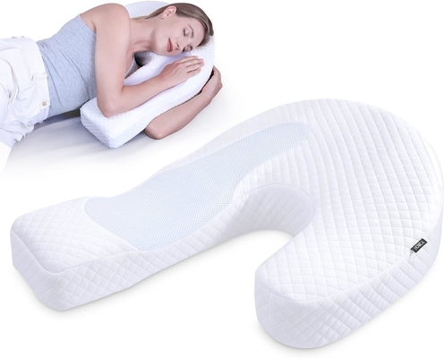 cuscino per dormiente laterale cuscino per corpo per adulti cuscino in schiuma di memoria con supporto a forma di U