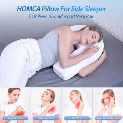 cuscino per dormiente laterale cuscino per corpo per adulti cuscino in schiuma di memoria con supporto a forma di U