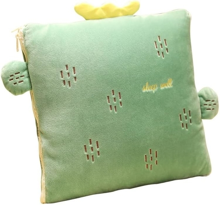 Copertura e cuscino da viaggio - Premium Soft 2 in 1 Copertura da aereo con cuscino da borsa morbido
