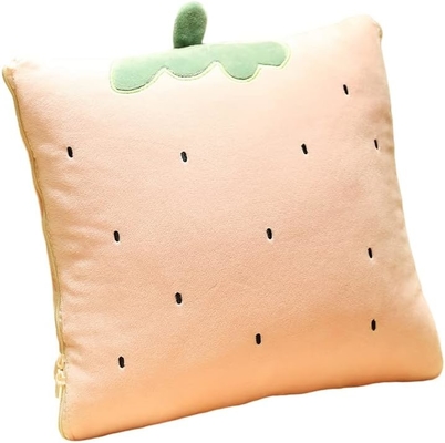 Copertura e cuscino da viaggio - Premium Soft 2 in 1 Copertura da aereo con cuscino da borsa morbido