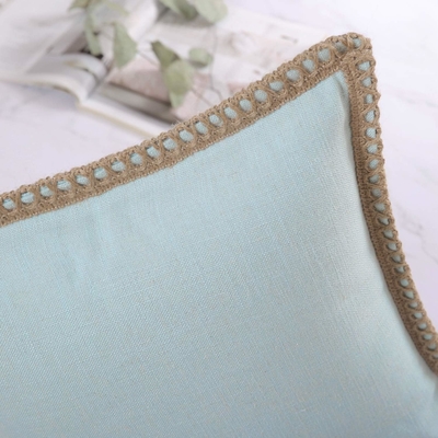 Phantoscope Pack di 2 Decorative Farmhouse throw cuscino coperture,modello solido per la casa