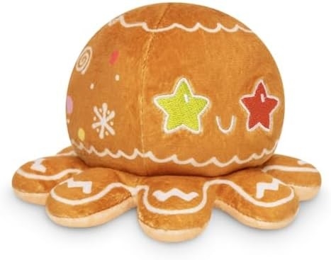 Turtle - l'originale polpo reversibile Plushie - amore + odio - simpatici animali pieni di sensi che mostrano il tuo