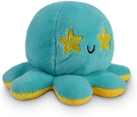 Turtle - l'originale polpo reversibile Plushie - amore + odio - simpatici animali pieni di sensi che mostrano il tuo
