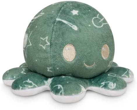 Turtle - l'originale polpo reversibile Plushie - amore + odio - simpatici animali pieni di sensi che mostrano il tuo