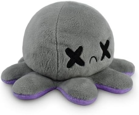 Turtle - l'originale polpo reversibile Plushie - amore + odio - simpatici animali pieni di sensi che mostrano il tuo