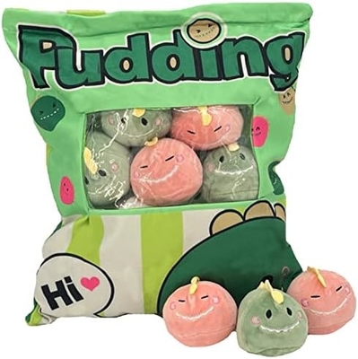 REFAHB Dolce cuscino di peluche cuscino da lancio giocattoli per animali ripieni rimovibili regali creativi per ragazze (gattino)