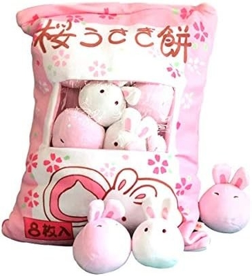 REFAHB Dolce cuscino di peluche cuscino da lancio giocattoli per animali ripieni rimovibili regali creativi per ragazze (gattino)