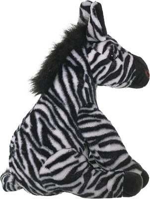 Wild Republic Zebra Plush, Stuffed Animal, Plush Toy, Regali per bambini, Cuddlekins 12 pollici, Multicolore