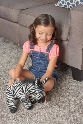 Wild Republic Zebra Plush, Stuffed Animal, Plush Toy, Regali per bambini, Cuddlekins 12 pollici, Multicolore