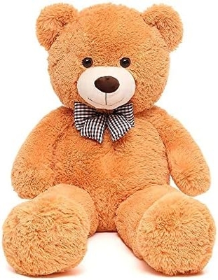 Misscindy Giant Teddy Bear Animali di peluche ripieni per ragazza o bambini 47 pollici, (bianco)