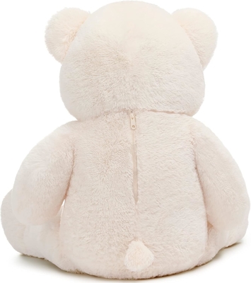 Misscindy Giant Teddy Bear Animali di peluche ripieni per ragazza o bambini 47 pollici, (bianco)