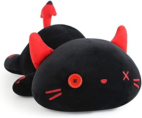 Onsoyours Cute Kitten Plush Toy 25.5&quot; Stuffed Animal Pet Kitty Soft Anime Cat Large Plush Pillow for Kids (Bianco A, 25.5