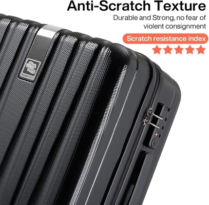 Set 2 pezzi Carry On Baggage con ruote PC Hard Shell Baligie Leggerissime Baligie Tsa Registrate Baligie di viaggio di grandi dimensioni Baligie da viaggio