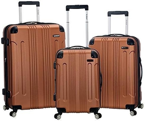Bagaglio espandibile con ruote a rotazione, multicolore, portabagagli da 20 pollici