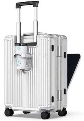 Carry On Luggage, Valigia a guscio rigido con ruote a 360°, Valigia a bordo di una compagnia aerea e lucchetto a doppia cerniera.