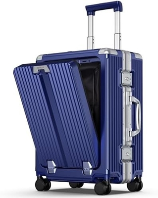 Carry On Luggage, Valigia a guscio rigido con ruote a 360°, Valigia a bordo di una compagnia aerea e lucchetto a doppia cerniera.