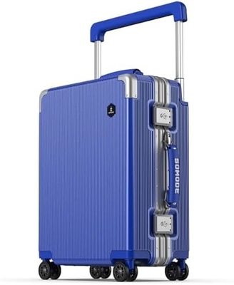 Carry On Luggage, Valigia a guscio rigido con ruote a 360°, Valigia a bordo di una compagnia aerea e lucchetto a doppia cerniera.