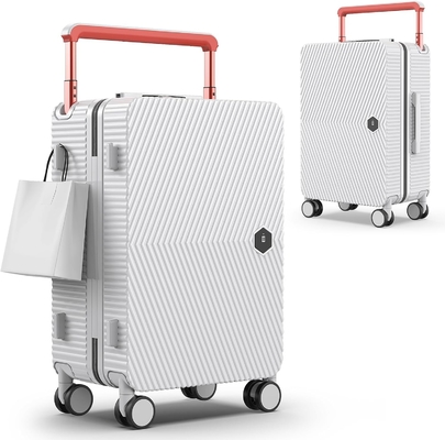 Carry On Luggage, Valigia a guscio rigido con ruote a 360°, Valigia a bordo di una compagnia aerea e lucchetto a doppia cerniera.