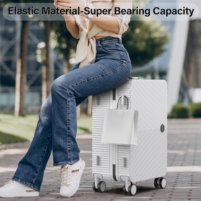 Carry On Luggage, Valigia a guscio rigido con ruote a 360°, Valigia a bordo di una compagnia aerea e lucchetto a doppia cerniera.