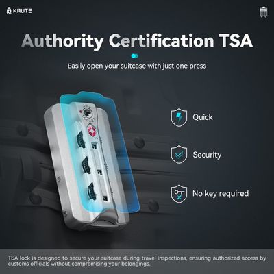 Bagaglio senza cerniera con 4 ruote Valigia a guscio duro da 20 pollici con PC + ABS TSA Lock 4 Metal Corner Bianco
