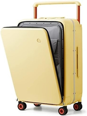 Luggage Wide Handle Luxury Design Rolling Travel Sulitore PC Hardside con telaio in alluminio Ruote spinatrici vuote,