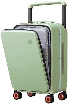 Luggage Wide Handle Luxury Design Rolling Travel Sulitore PC Hardside con telaio in alluminio Ruote spinatrici vuote,