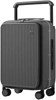 Luggage Wide Handle Luxury Design Rolling Travel Sulitore PC Hardside con telaio in alluminio Ruote spinatrici vuote,