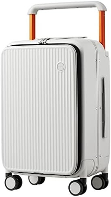 Luggage Wide Handle Luxury Design Rolling Travel Sulitore PC Hardside con telaio in alluminio Ruote spinatrici vuote,
