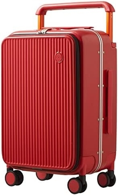 Luggage Wide Handle Luxury Design Rolling Travel Sulitore PC Hardside con telaio in alluminio Ruote spinatrici vuote,