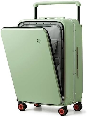 Luggage Wide Handle Luxury Design Rolling Travel Sulitore PC Hardside con telaio in alluminio Ruote spinatrici vuote,