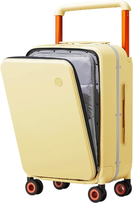 Luggage Wide Handle Luxury Design Rolling Travel Sulitore PC Hardside con telaio in alluminio Ruote spinatrici vuote,
