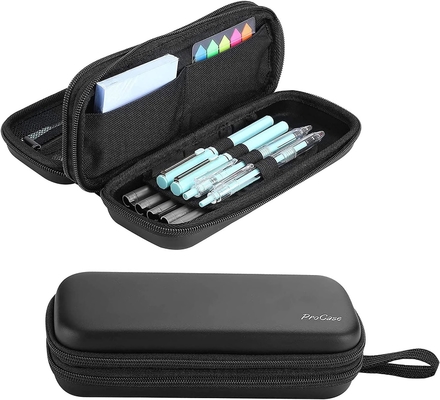 ProCase Pen Pencil Case, 2 strati EVA Zipper Pencil Box Bag Large Capacity Stationery Storage Organizer per la scuola