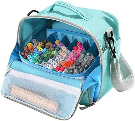 Stoccaggio Borsa per pennarelle pennarello pennarello per colorare matite Libri Arte e mestiere forniture Strumenti cosmetici, fino a 130 penne