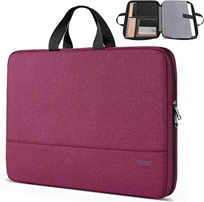 Cassa per laptop, TSA 15.6 pollici Borsa portatile portabile manica portatile Acqua resistente Cassa per computer portabile portabile