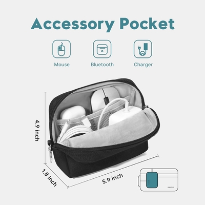Adatto per,MacBook Pro 13-14 pollici, PET riciclato portatile con manico e tasca di accessori