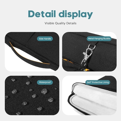 Adatto per,MacBook Pro 13-14 pollici, PET riciclato portatile con manico e tasca di accessori
