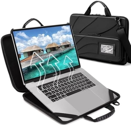 Bug 14.2-15.6 Inch Laptop Case Hard Shell, Protective Laptop Carrying Case con supporto per la dissipazione del calore