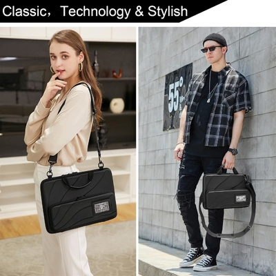 Bug 14.2-15.6 Inch Laptop Case Hard Shell, Protective Laptop Carrying Case con supporto per la dissipazione del calore