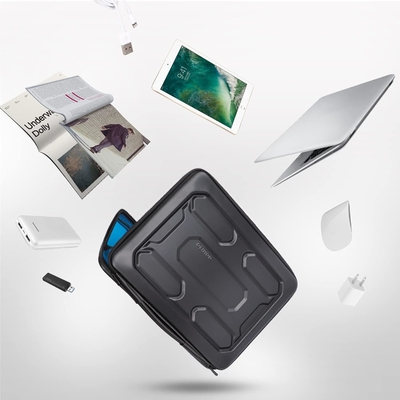 13Cassa per laptop da 0,3 pollici con manico Borsa per computer a prova di urti Valigia protettiva EVA impermeabile 13-13 pollici portatile