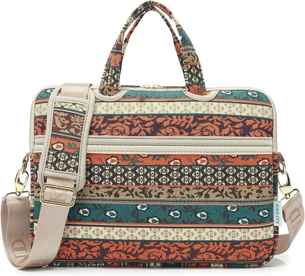 Red Bohemia Patten Acquaproof Laptop Spalla Borsa Messaggero Case Manica per 12 pollici 13.3 pollici Laptop