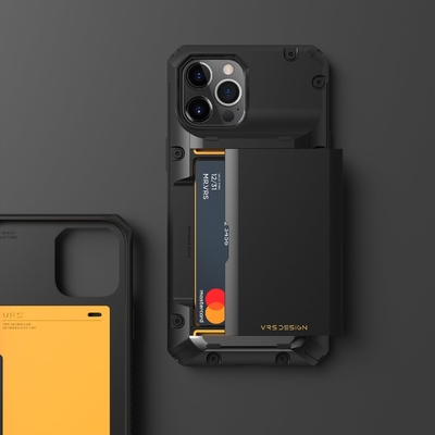 Per iPhone 12 Pro Max con [4 carte]Premium solido portafoglio slot carta di credito per iPhone 12 Pro Max 6,7 pollici