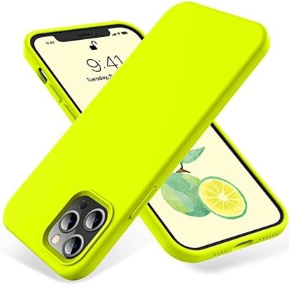 Cassa per iPhone 12 Pro Max, protezione di livello militare, silicone antiurto, anti-impronte digitali e anti-slip, custodia per telefono