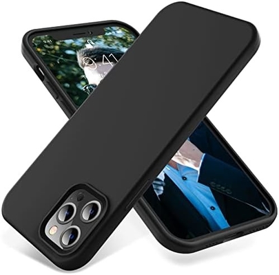 Cassa per iPhone 12 Pro Max, protezione di livello militare, silicone antiurto, anti-impronte digitali e anti-slip, custodia per telefono