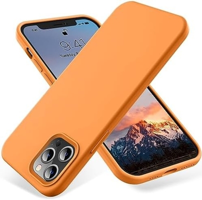 Cassa per iPhone 12 Pro Max, protezione di livello militare, silicone antiurto, anti-impronte digitali e anti-slip, custodia per telefono